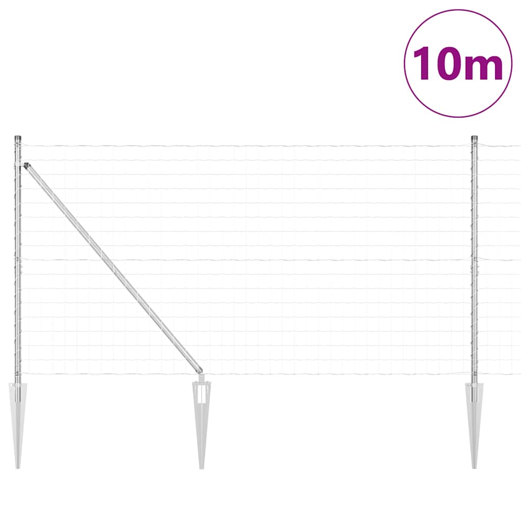 Zavareno žičano ograđivanje s bodljama 10 x 1,4 m (Š x V)