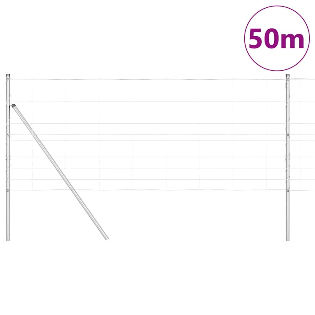 Stup za ogradu Galvanizirano 50 x 1 m Čelik