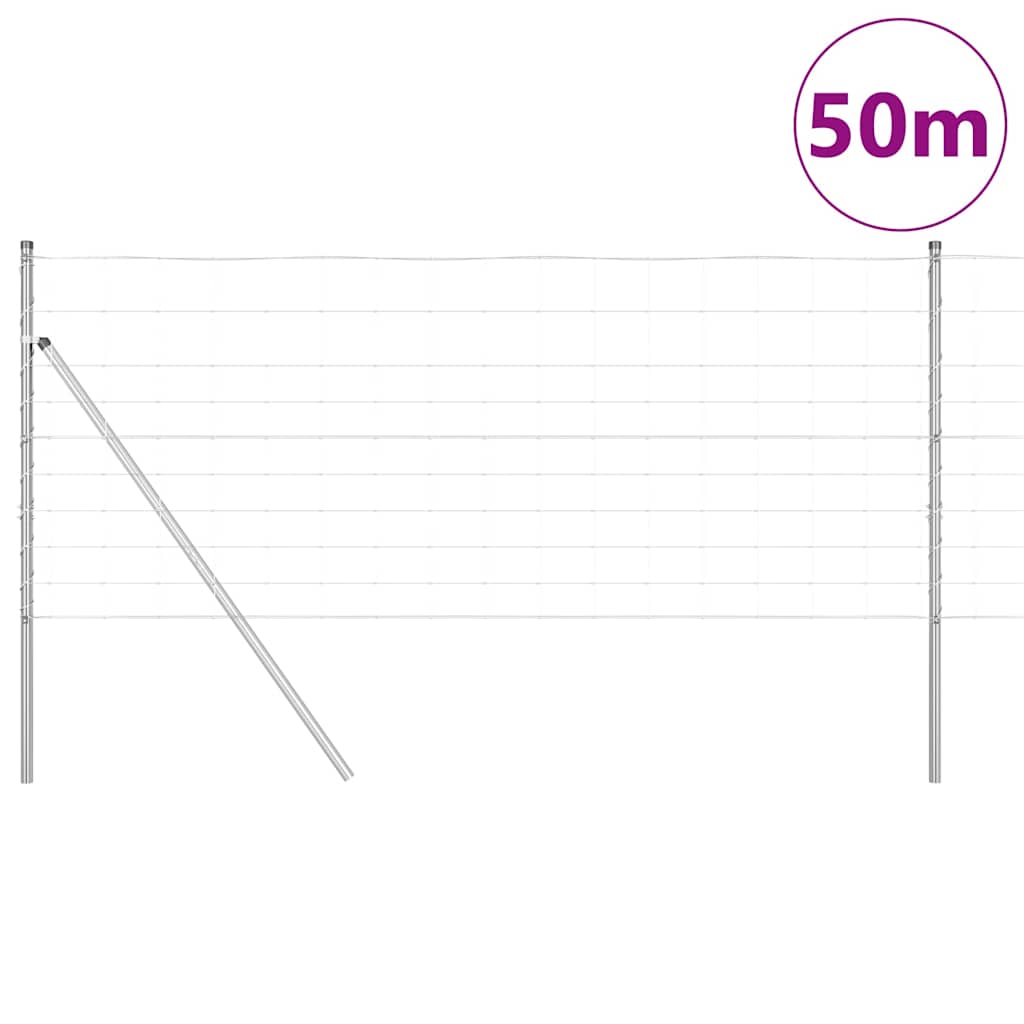 Stup za ogradu Galvanizirano 50 x 1 m Čelik