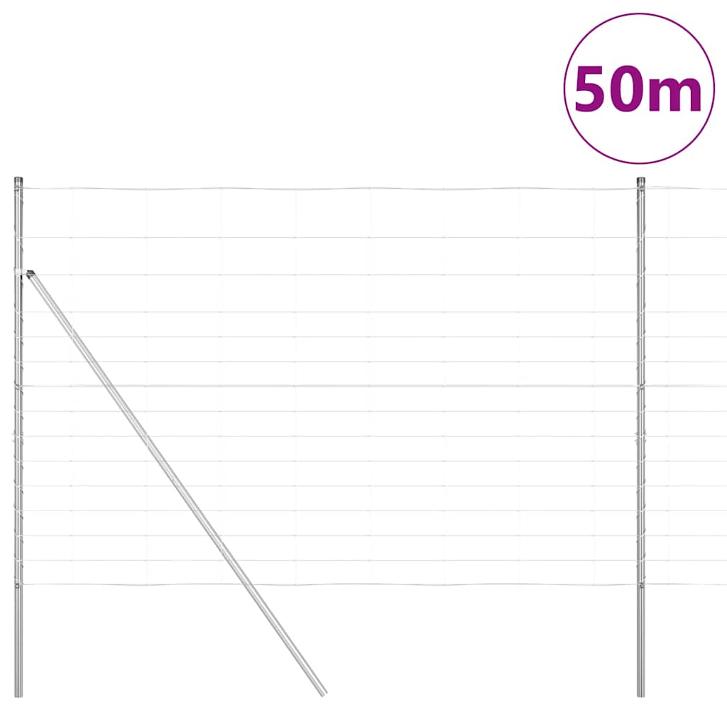 Stup za ogradu Galvanizirano 50 x 1,6 m Čelik