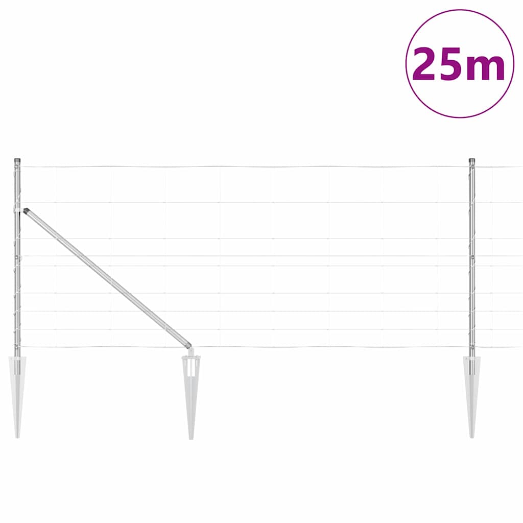 Zavareno žičano ograđivanje s bodljama 25 x 1 m (Š x V)