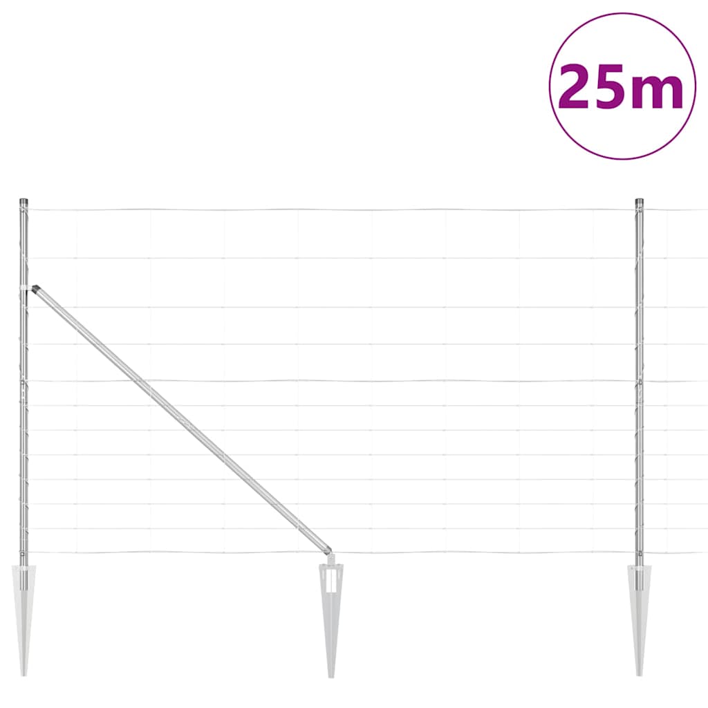 Stup za ogradu Galvanizirano 25 x 1,4 m Čelik