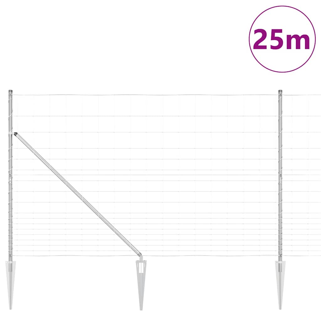 Zavareno žičano ograđivanje s bodljama 25 x 1,5 m (Š x V)