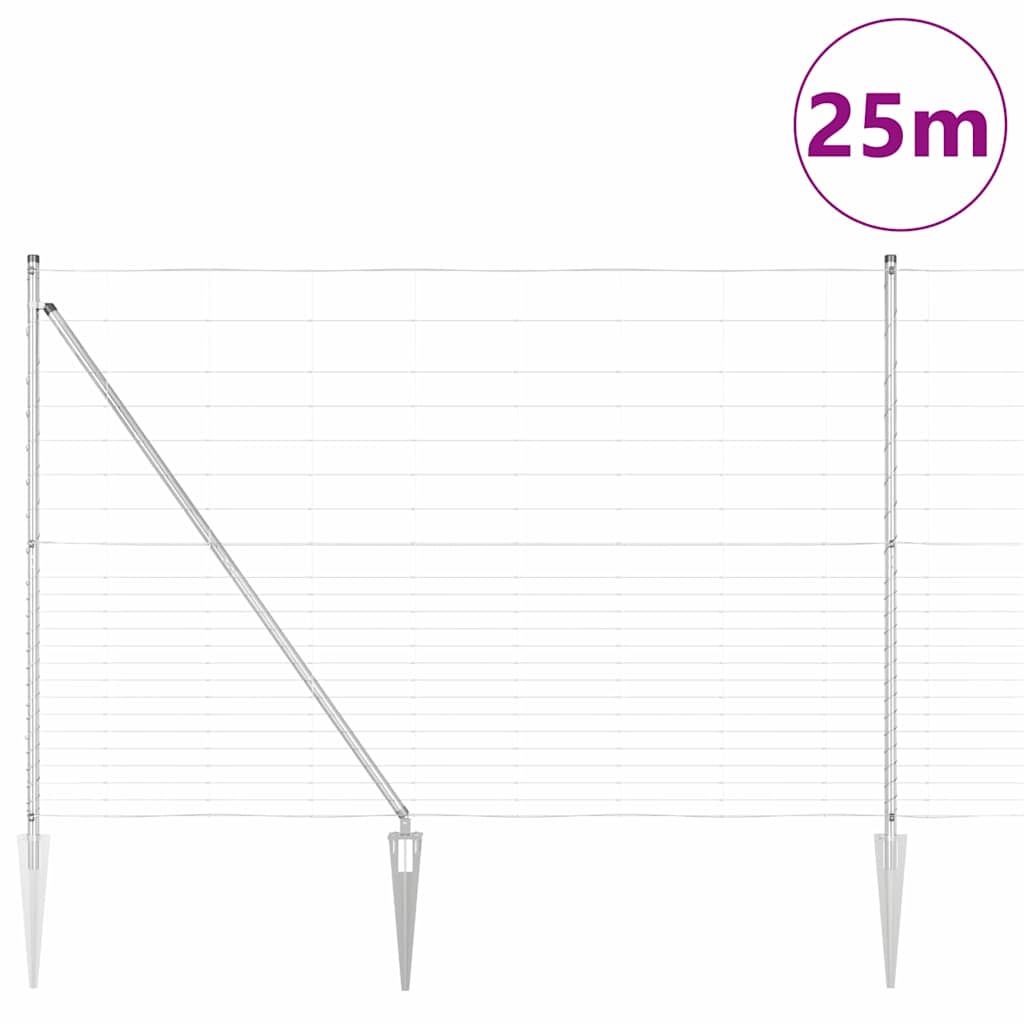 Zavareno žičano ograđivanje s bodljama 25 x 1,6 m (Š x V)