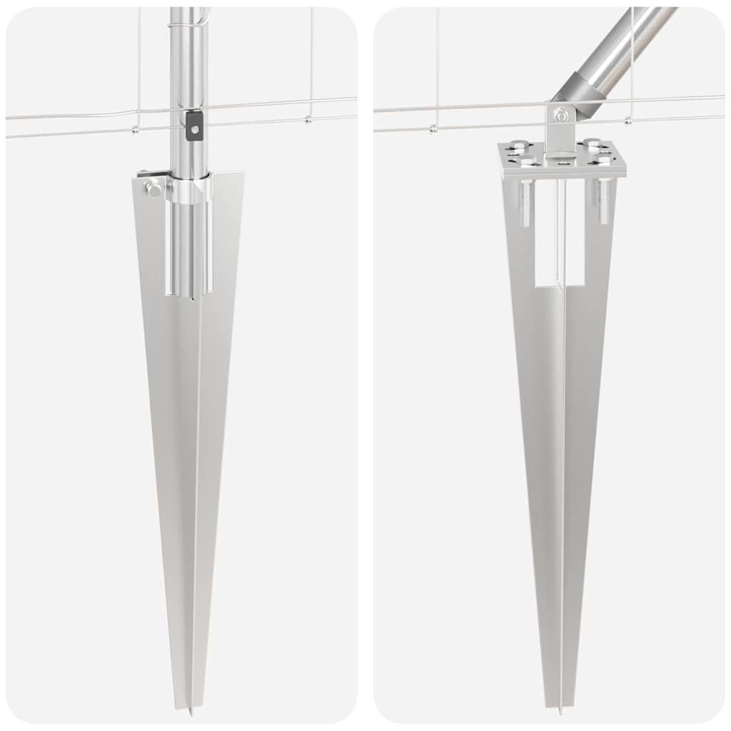 Stup za ogradu Galvanizirano 50 x 1 m Čelik