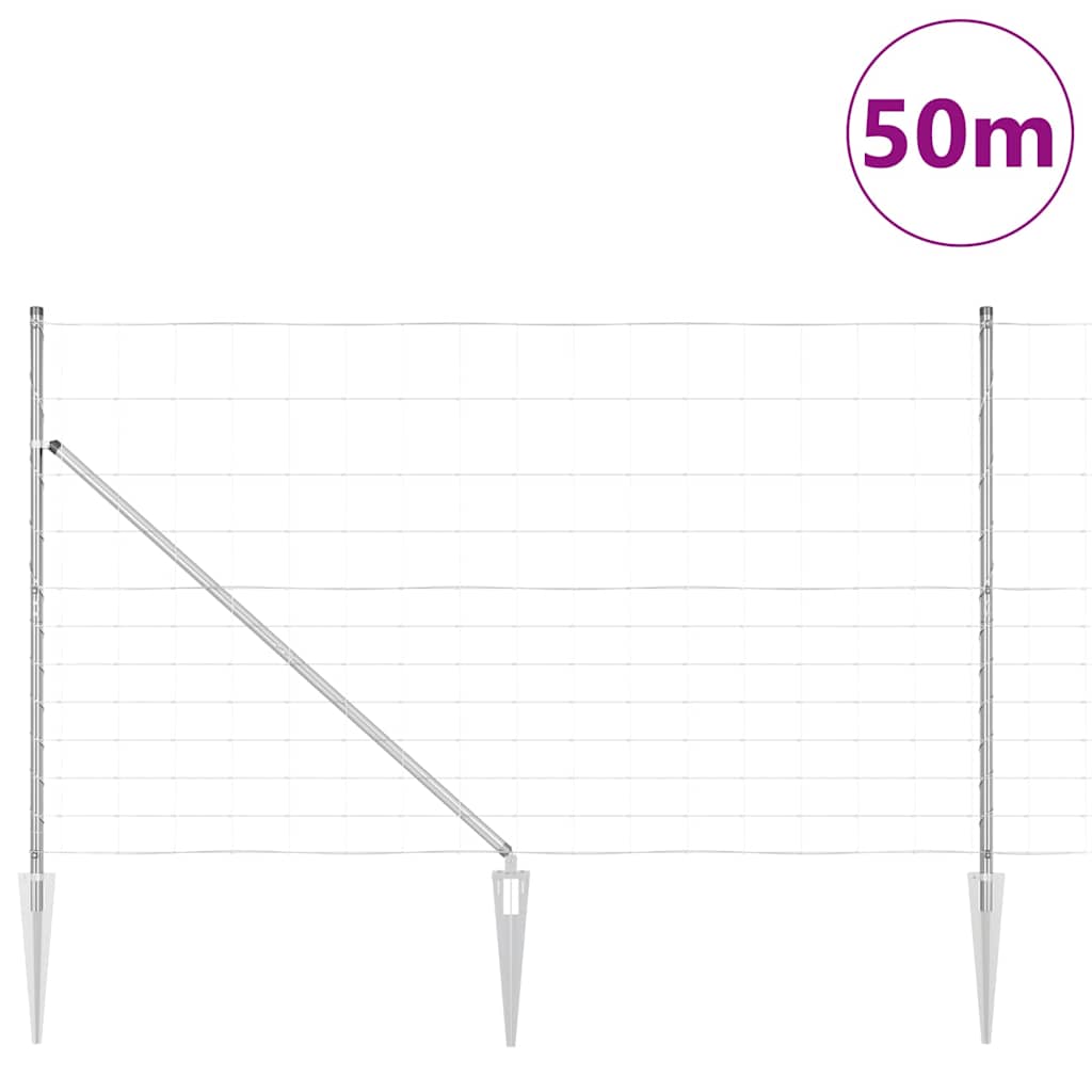 Stup za ogradu Galvanizirano 50 x 1,4 m Čelik