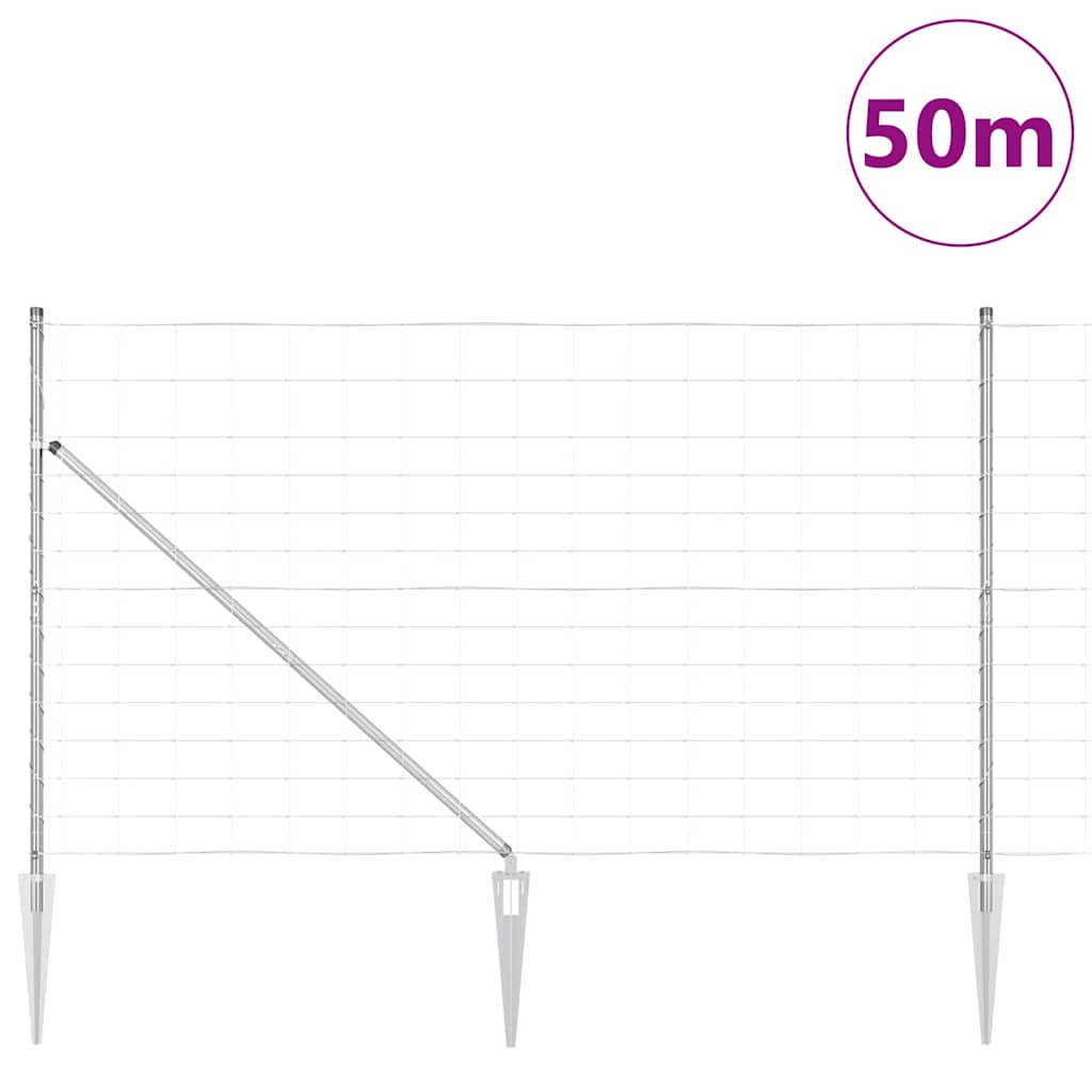 Stup za ogradu Galvanizirano 50 x 1,4 m Čelik