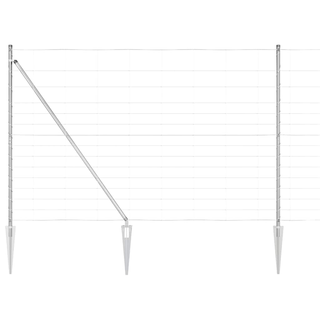 Stup za ogradu Galvanizirano 50 x 1,6 m Čelik