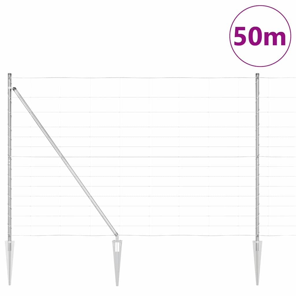 Zavareno žičano ograđivanje s bodljama 50 x 1,6 m (Š x V)