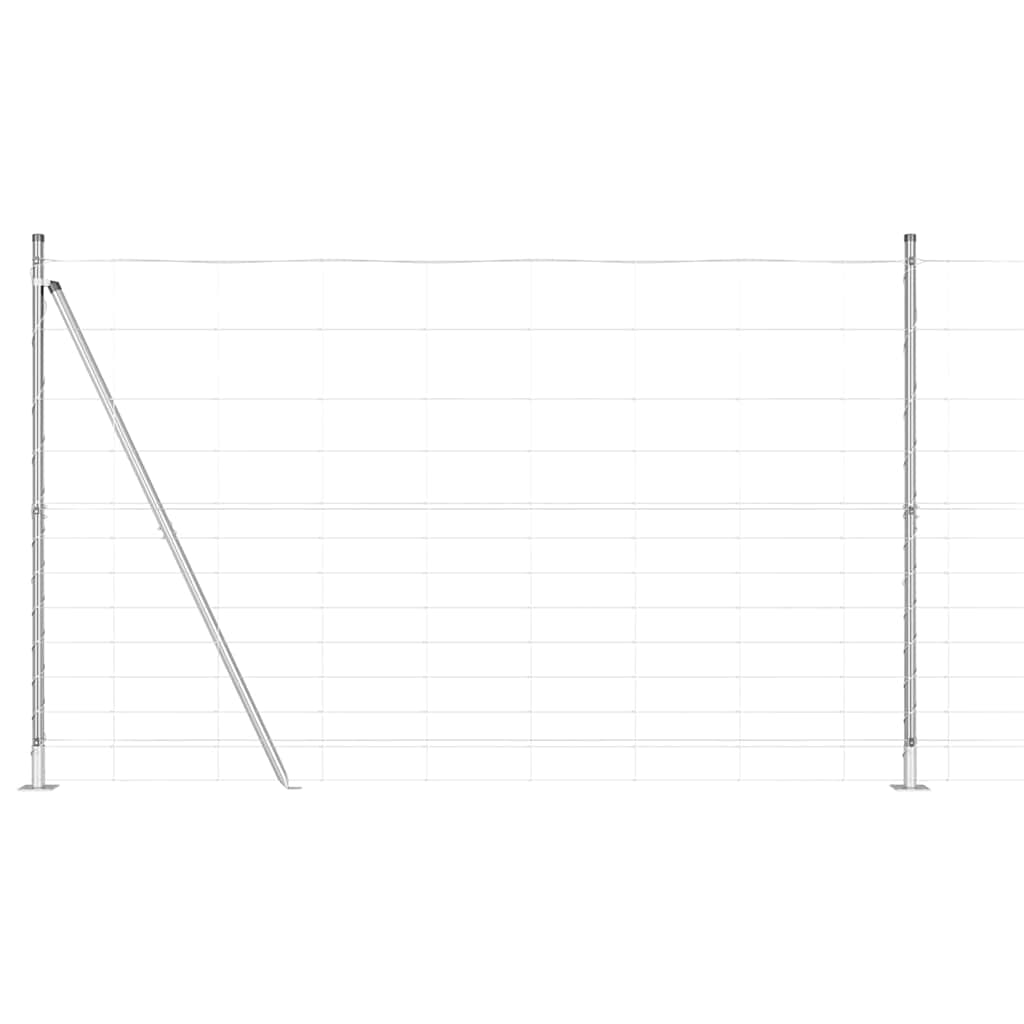 Zavarena žičana ograd s betonskom bazom 25 x 1,5 m (Š x V)
