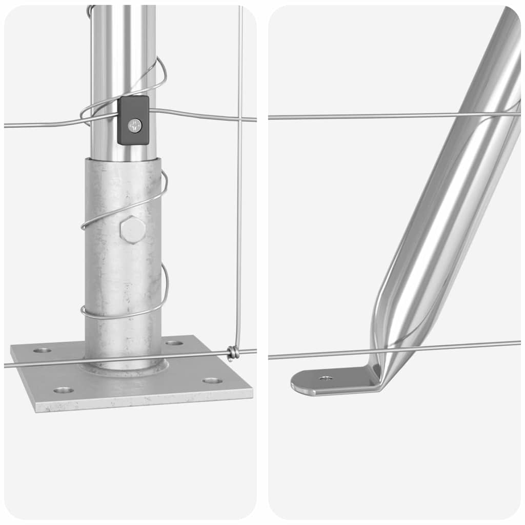 Stup za ogradu Galvanizirano 50 x 1 m Čelik