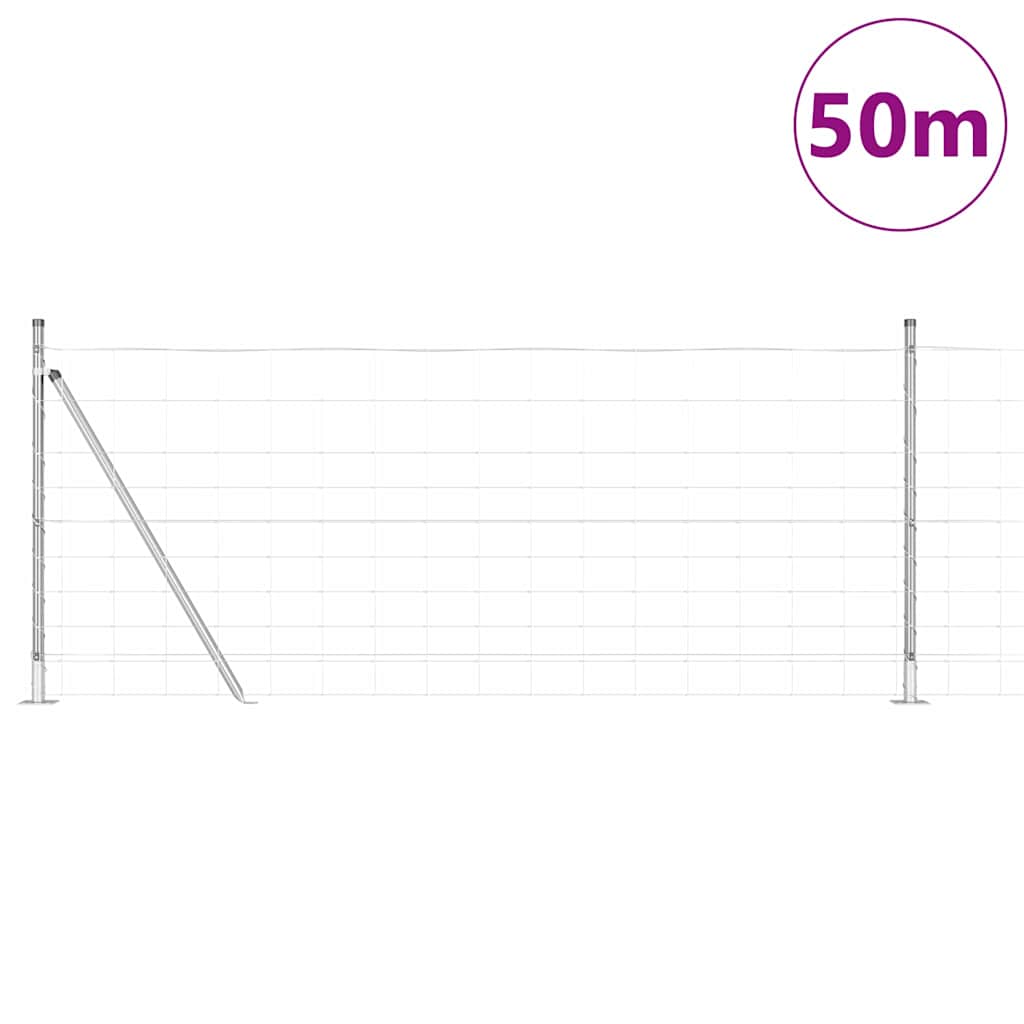 Stup za ogradu Galvanizirano 50 x 1 m Čelik