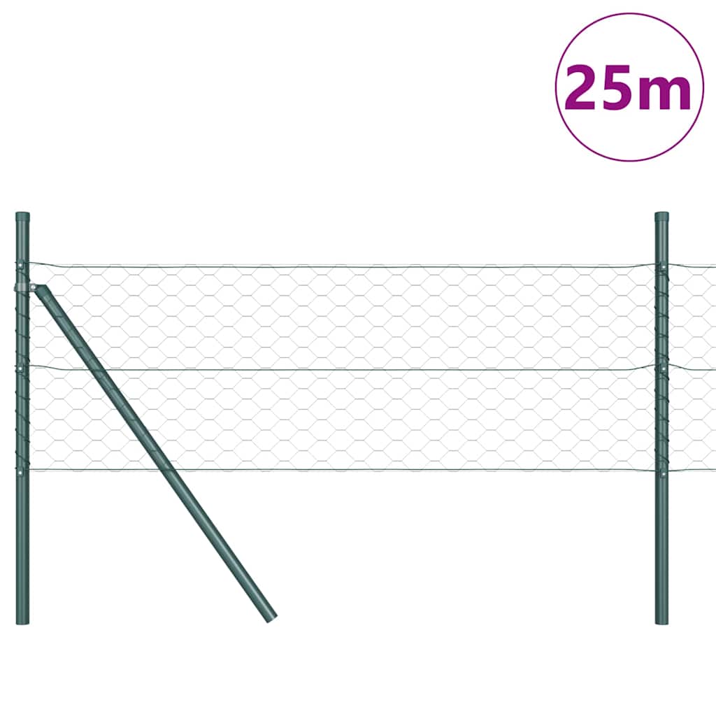 Temeljna zavarena žičana ograda 25 x 0,5 m (Š x V)