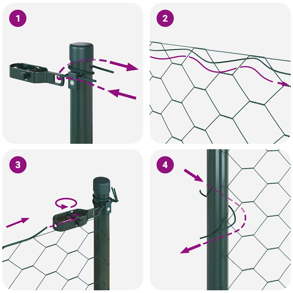 Temeljna zavarena žičana ograda 100 x 1,2 m (Š x V)