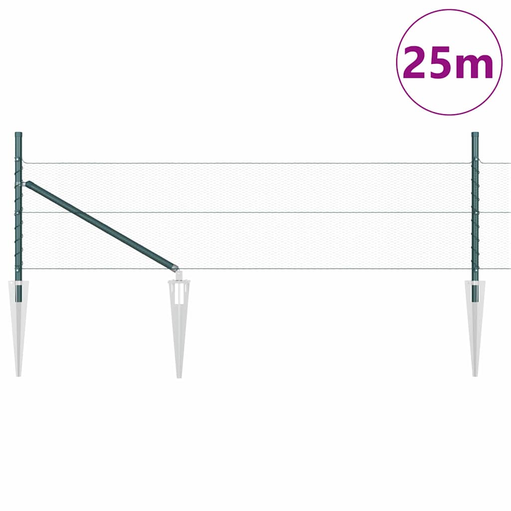 Zavareno žičano ograđivanje s bodljama 25 x 0,4 m (Š x V)