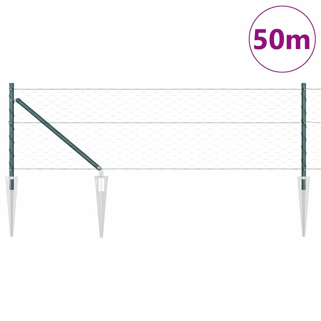Zavareno žičano ograđivanje s bodljama 50 x 0,8 m (Š x V)