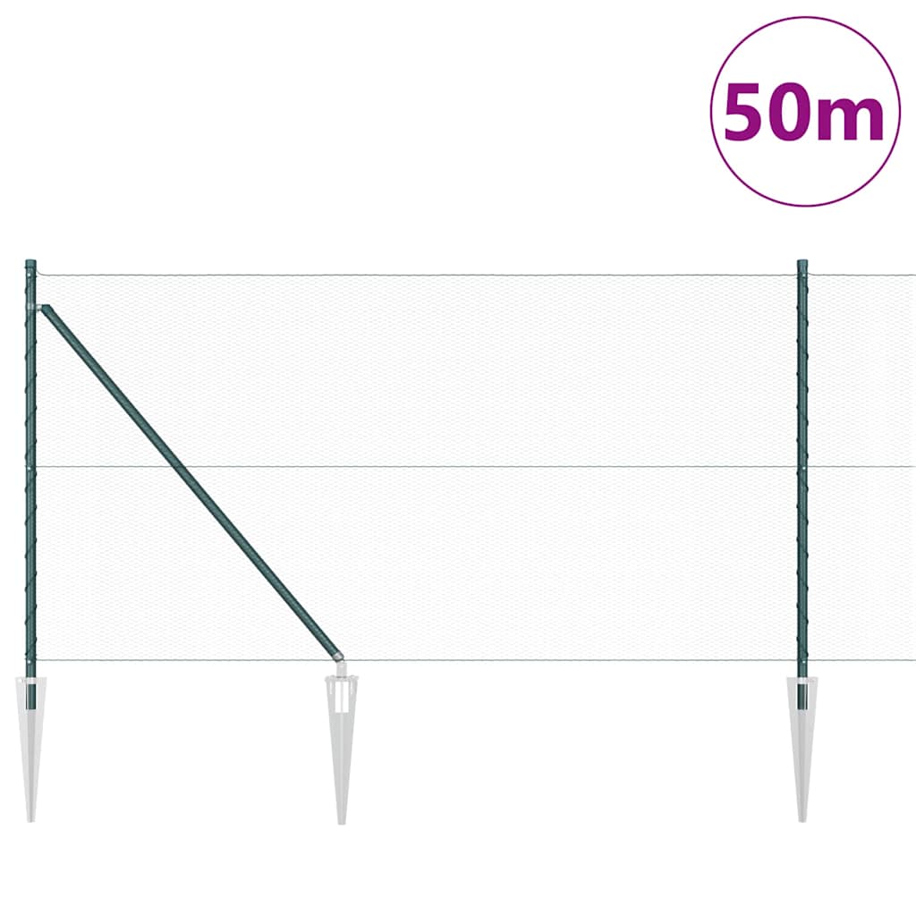 Zavareno žičano ograđivanje s bodljama 50 x 1 m (Š x V)