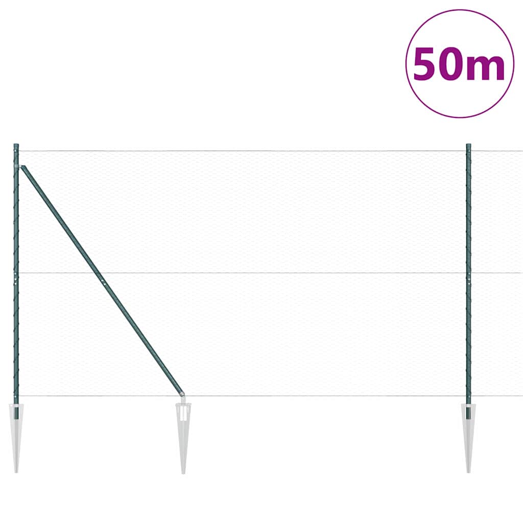 Zavareno žičano ograđivanje s bodljama 50 x 1,5 m (Š x V)