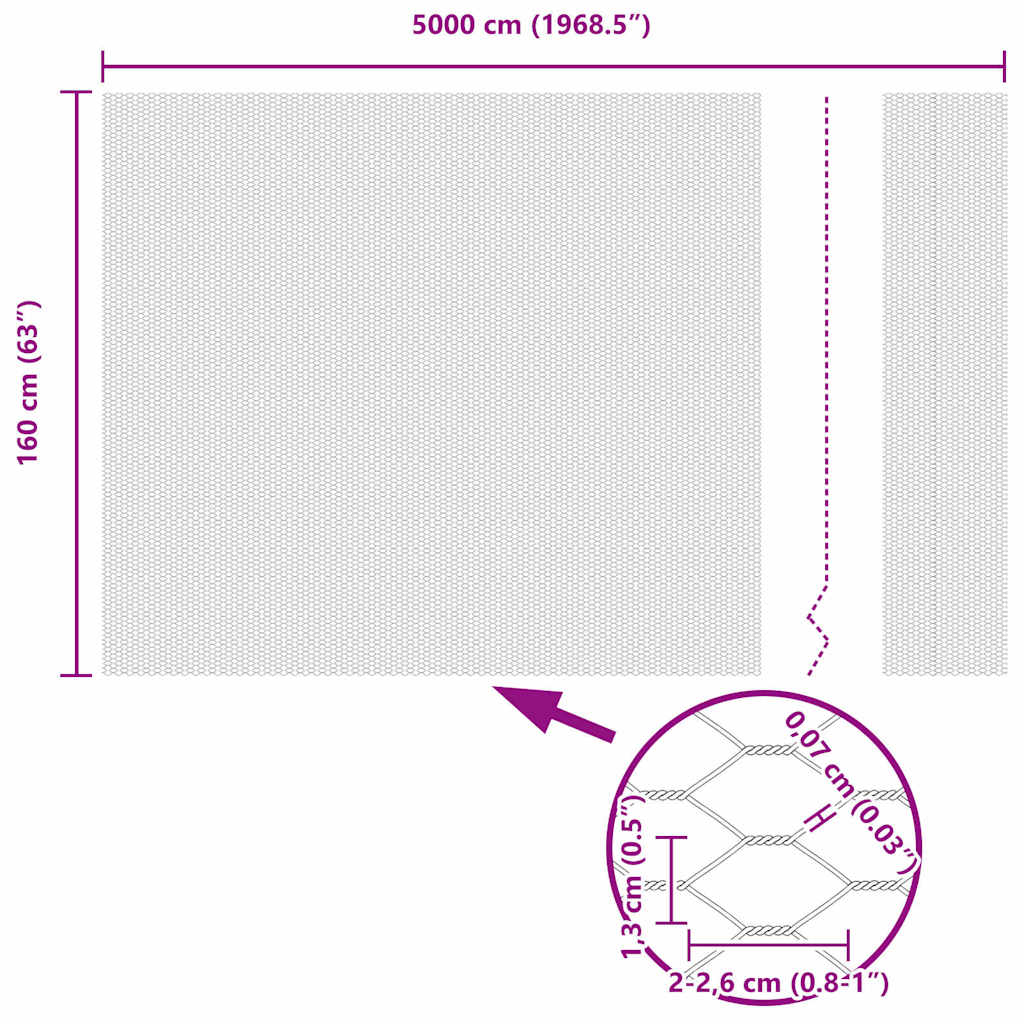 Zavareno žičano ograđivanje s bodljama 50 x 1,6 m (Š x V)