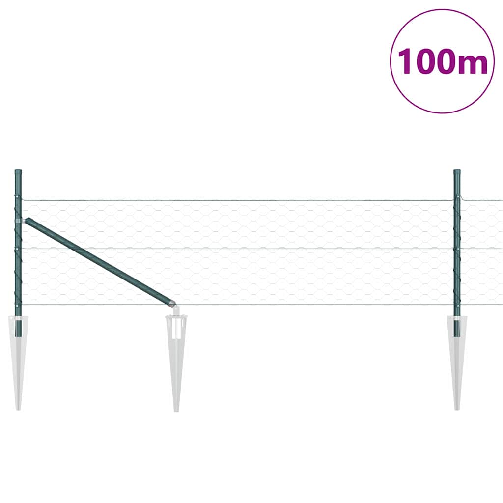 Zavareno žičano ograđivanje s bodljama 100 x 0,4 m (Š x V)