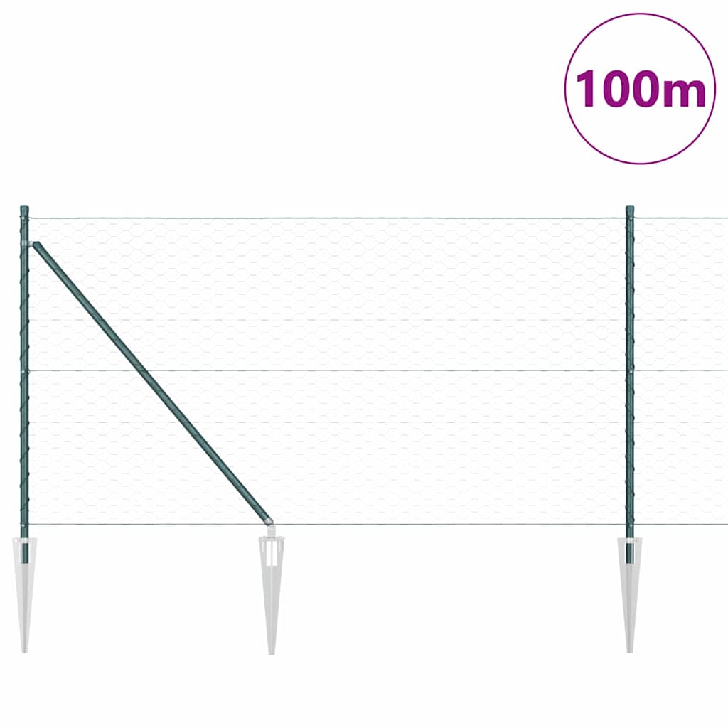 Zavareno žičano ograđivanje s bodljama 100 x 1 m (Š x V)
