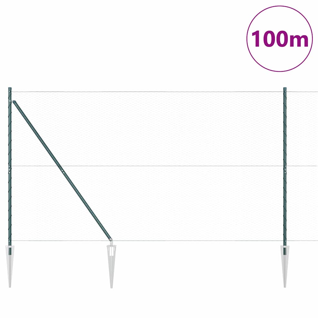 Zavareno žičano ograđivanje s bodljama 100 x 1,5 m (Š x V)