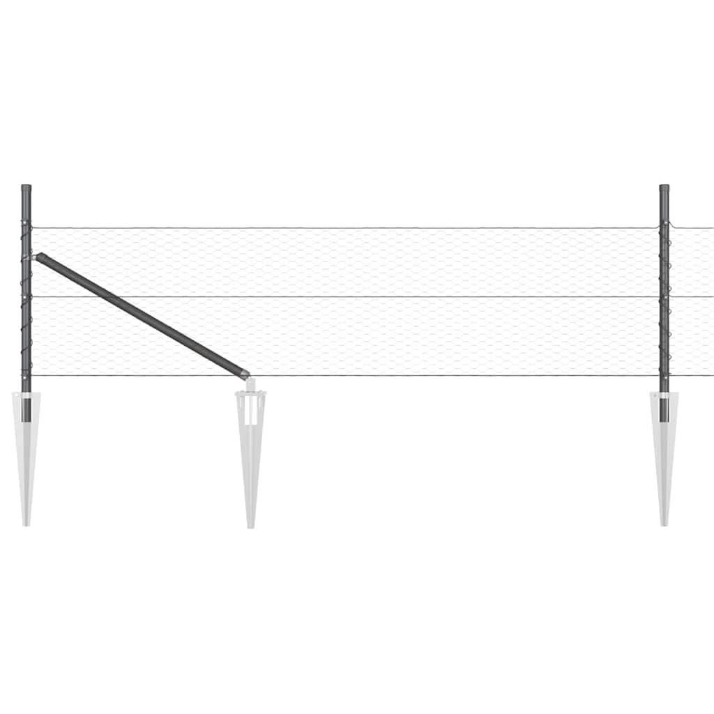 Zavareno žičano ograđivanje s bodljama 10 x 0,5 m (Š x V)