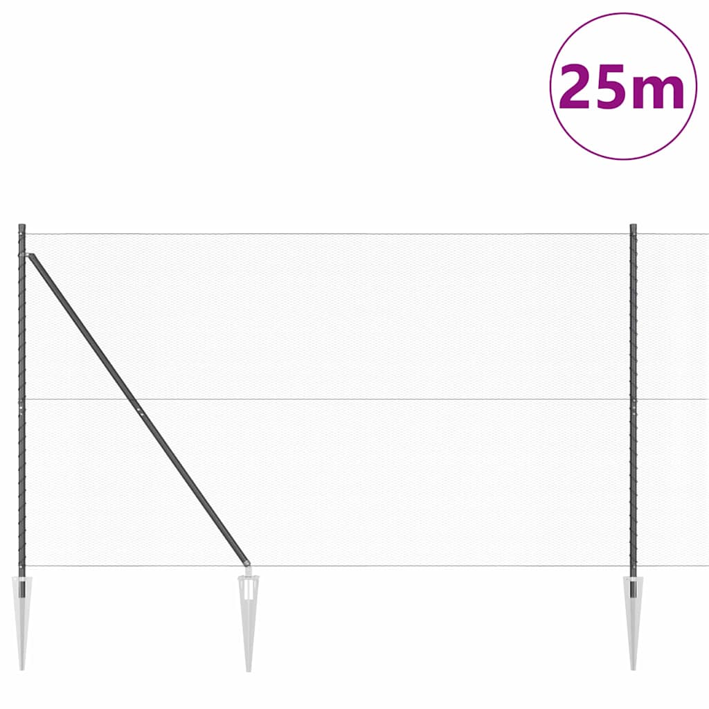 Zavareno žičano ograđivanje s bodljama 25 x 1,5 m (Š x V)