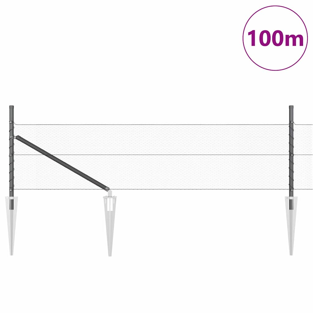Zavareno žičano ograđivanje s bodljama 100 x 0,4 m (Š x V)