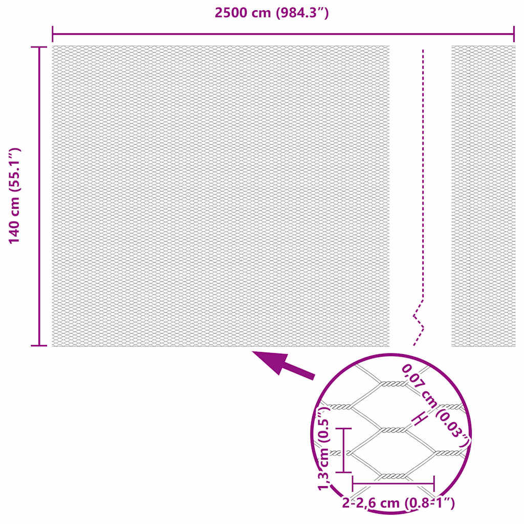 Zavareno žičano ograđivanje s bodljama 25 x 1,4 m (Š x V)