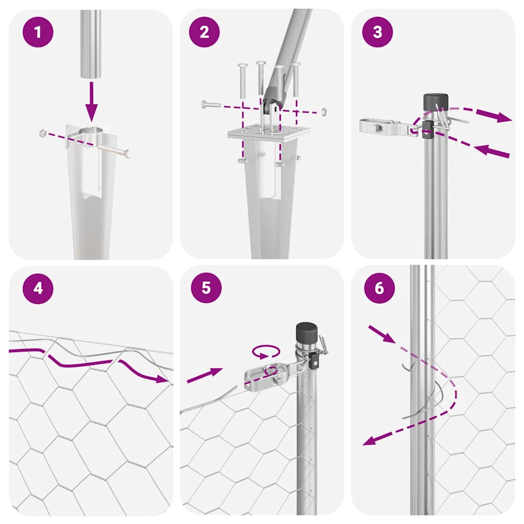 Zavareno žičano ograđivanje s bodljama 25 x 1,5 m (Š x V)