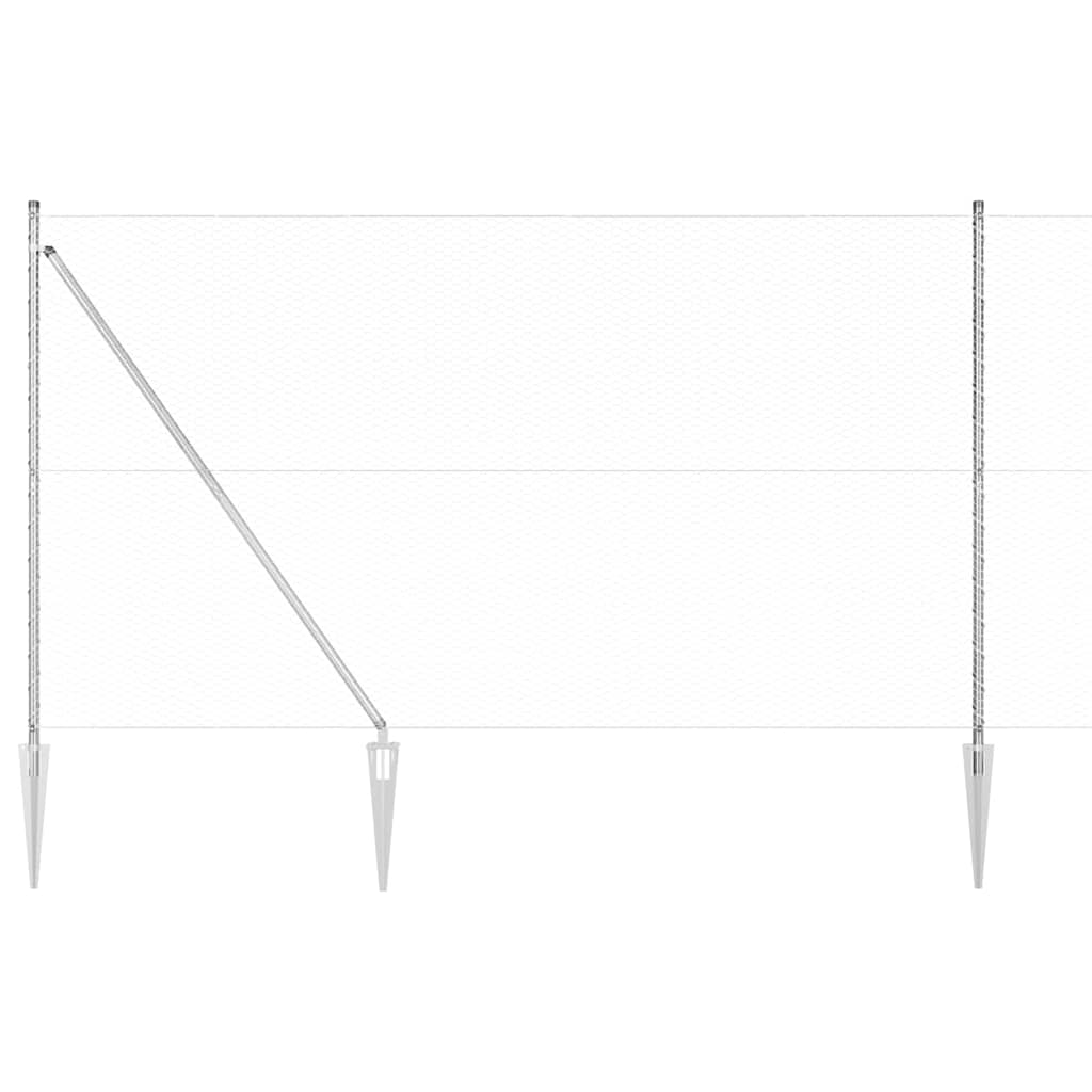 Zavareno žičano ograđivanje s bodljama 25 x 1,6 m (Š x V)