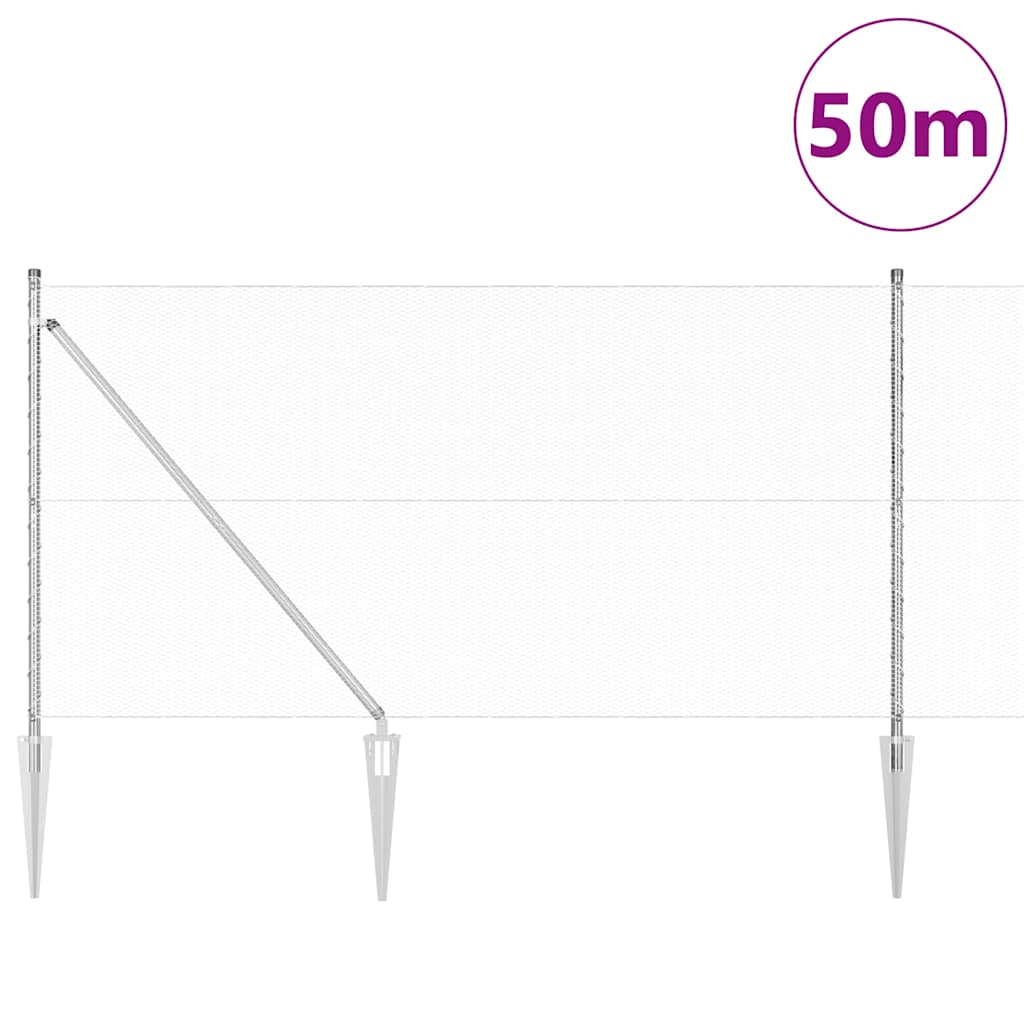 Zavareno žičano ograđivanje s bodljama 50 x 1,4 m (Š x V)