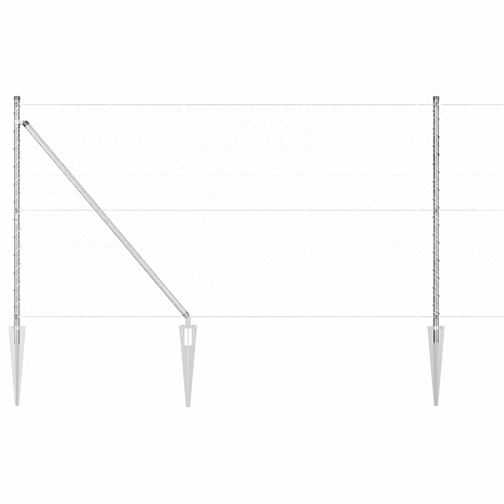 Zavareno žičano ograđivanje s bodljama 50 x 1,4 m (Š x V)