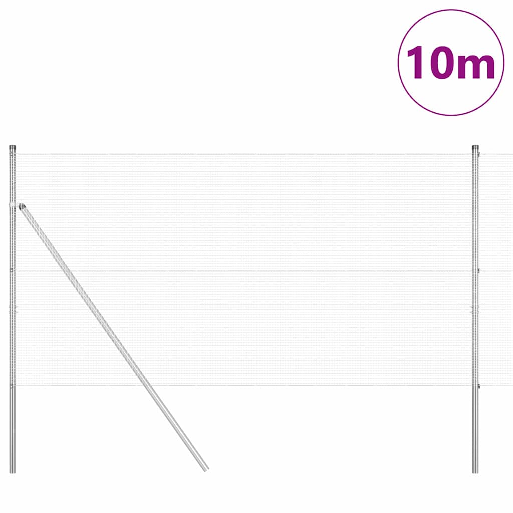 Temeljna zavarena žičana ograda 10 x 1 m (Š x V)