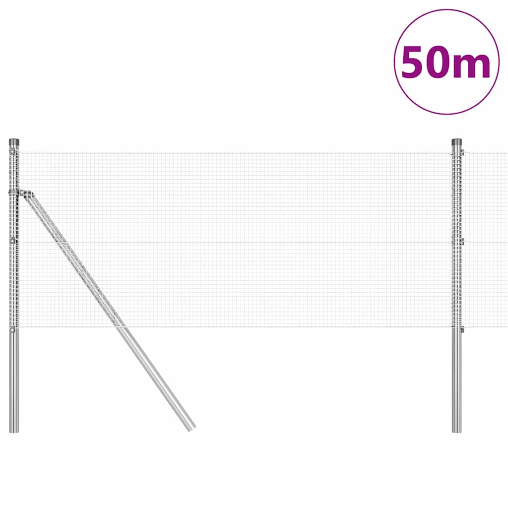 Temeljna zavarena žičana ograda 50 x 0,6 m (Š x V)