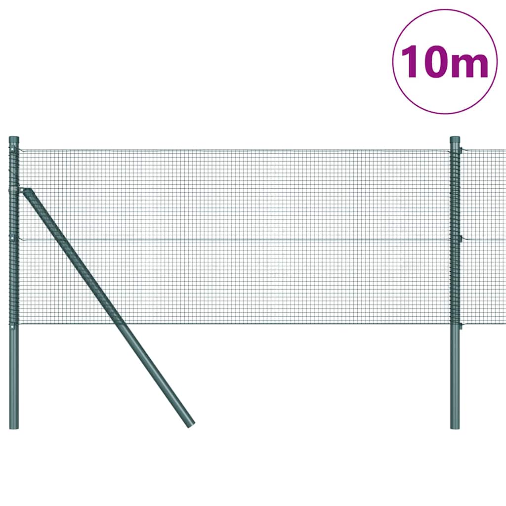 Temeljna zavarena žičana ograda 10 x 0,8 m (Š x V)