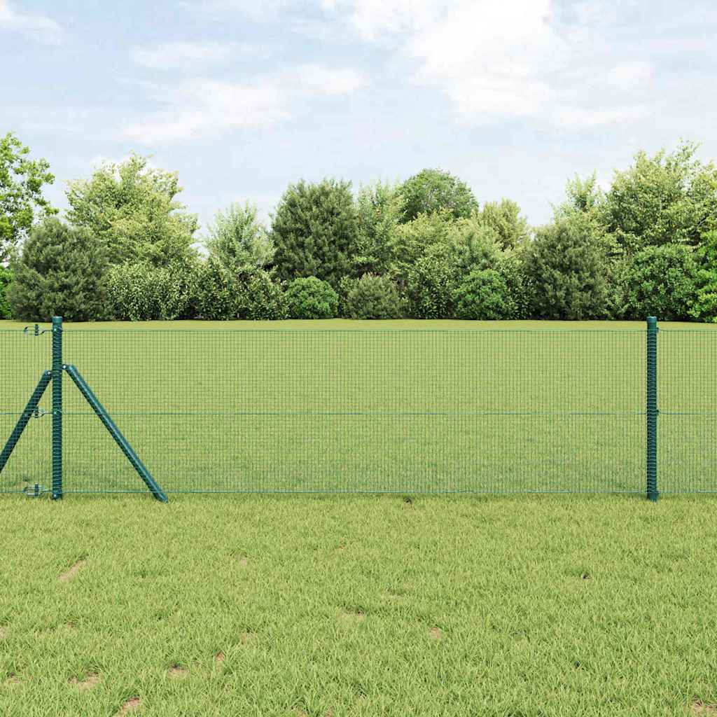 Temeljna zavarena žičana ograda 25 x 0,4 m Zelena Mreža