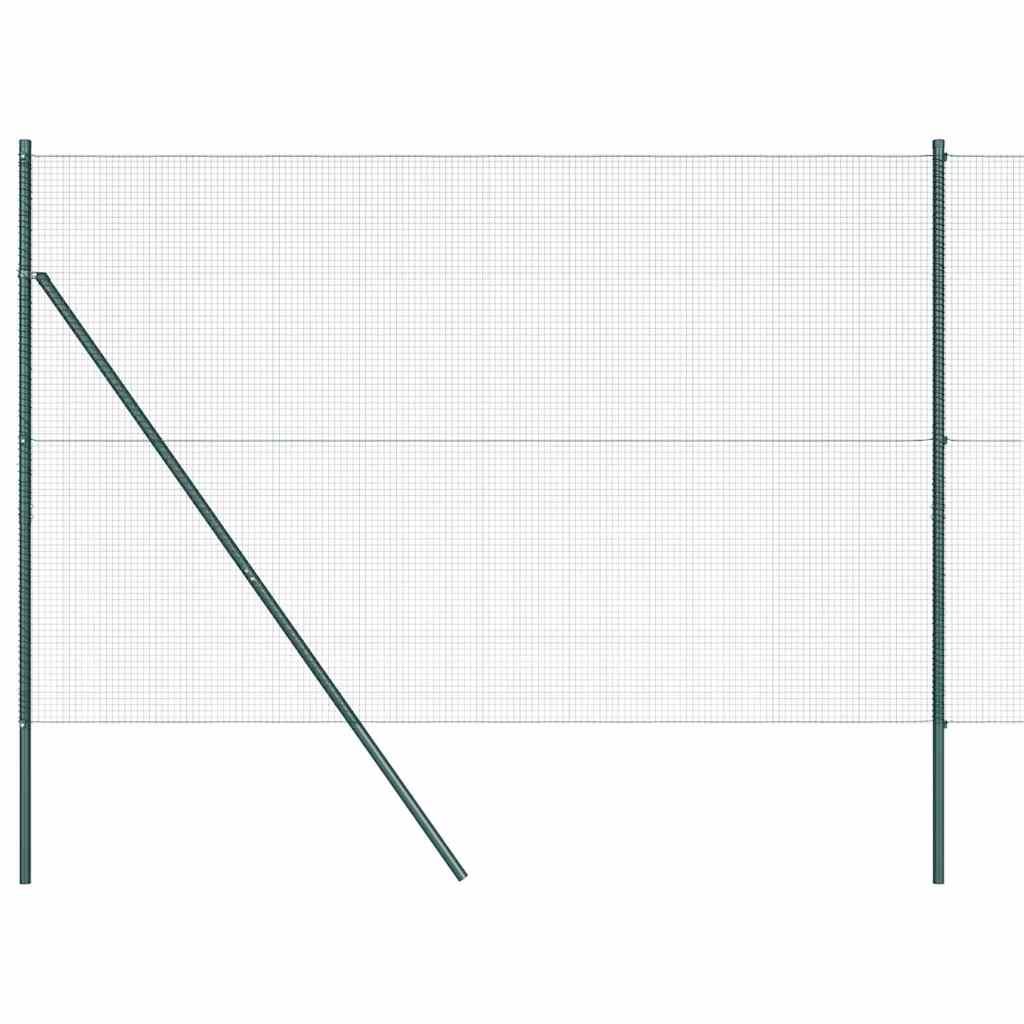Temeljna zavarena žičana ograda 25 x 1,5 m Zelena Mreža
