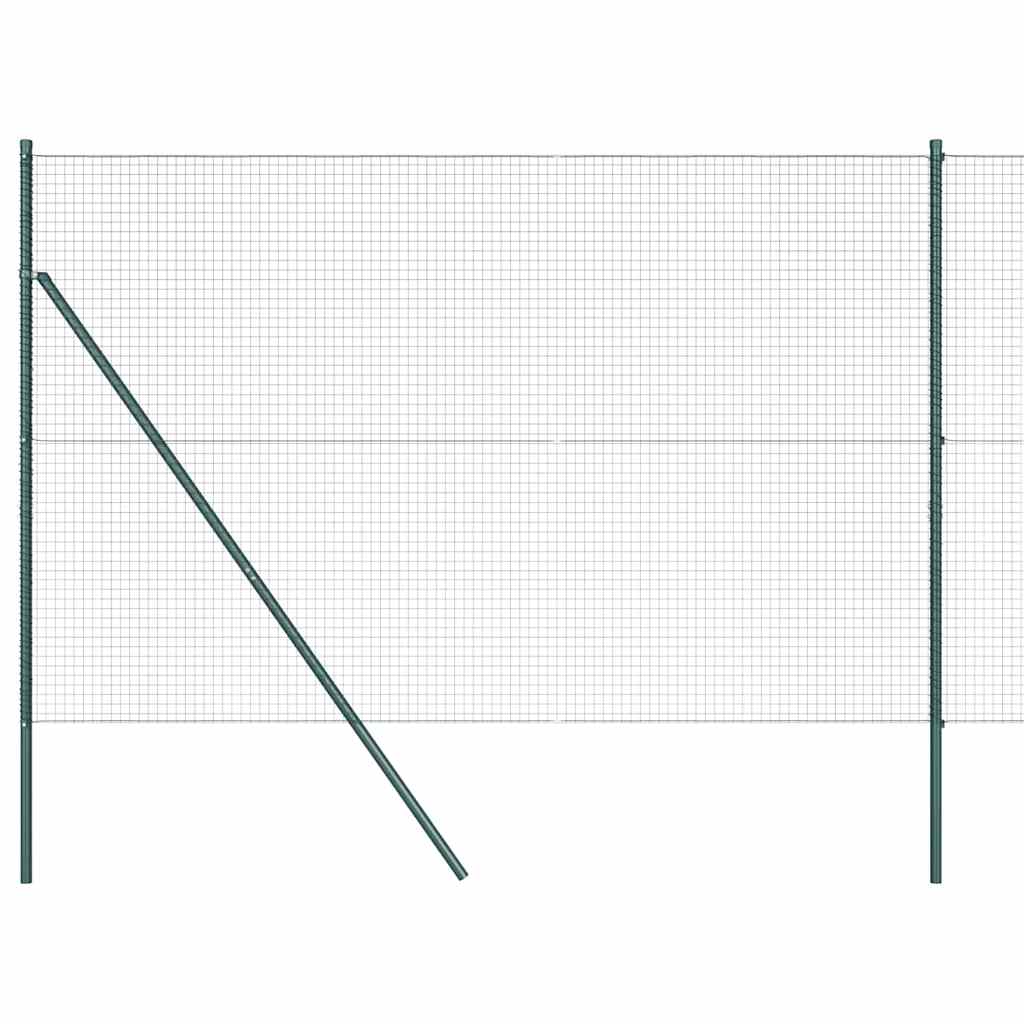 Temeljna zavarena žičana ograda 25 x 1,5 m Zelena Mreža
