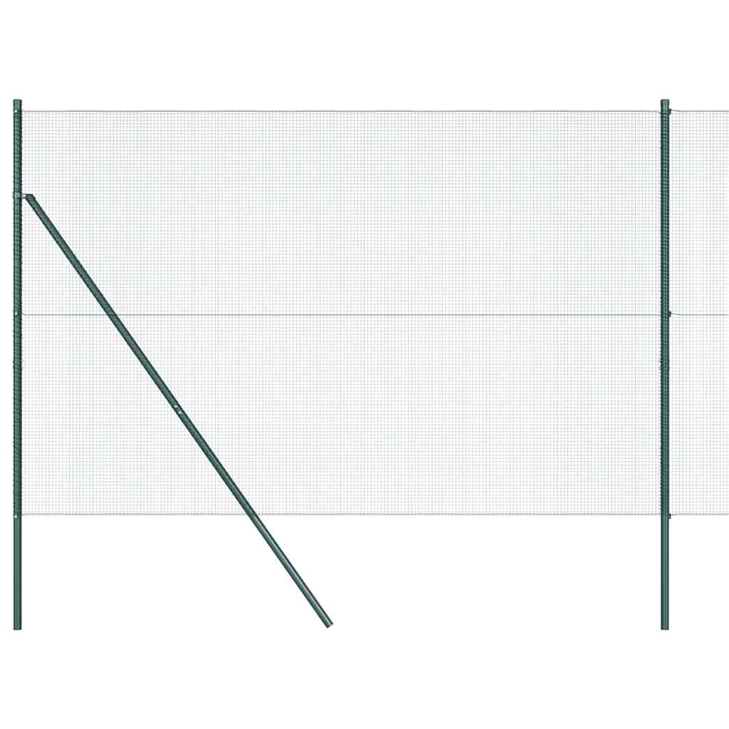 Temeljna zavarena žičana ograda 25 x 1,6 m Zelena Mreža