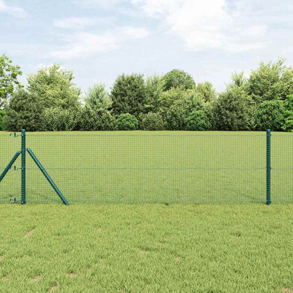 Temeljna zavarena žičana ograda 50 x 0,4 m Zelena Mreža