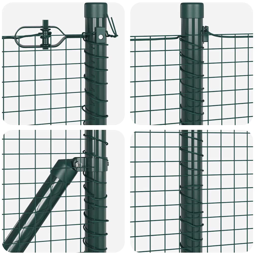 Temeljna zavarena žičana ograda 50 x 0,4 m Zelena Mreža