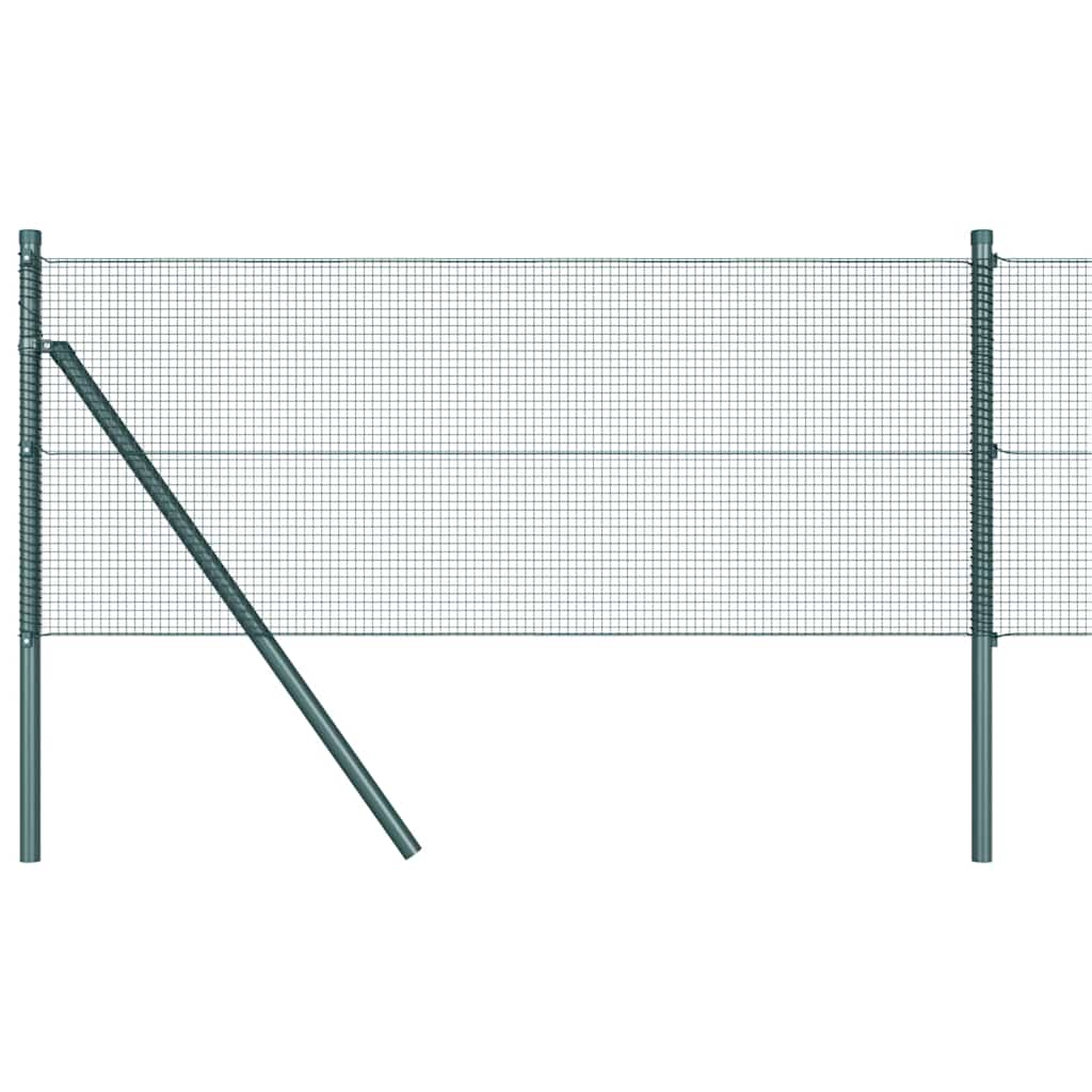 Temeljna zavarena žičana ograda 50 x 0,5 m Zelena Mreža
