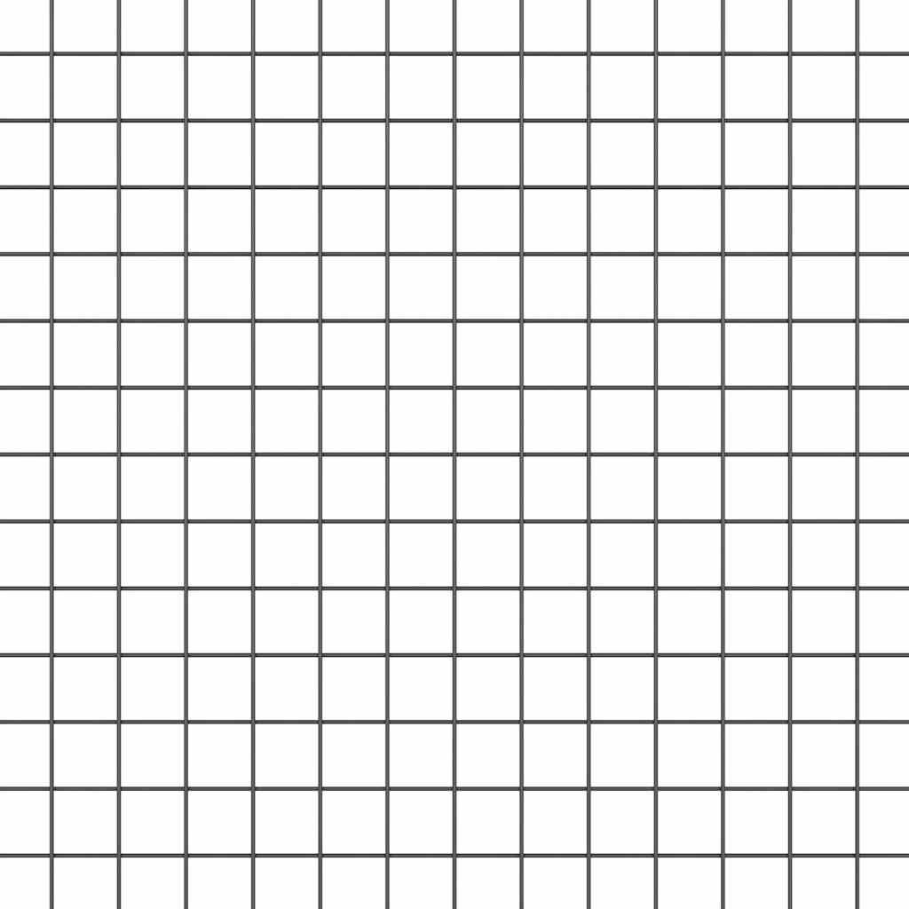 Temeljna zavarena žičana ograda 25 x 1,2 m Siva Mreža