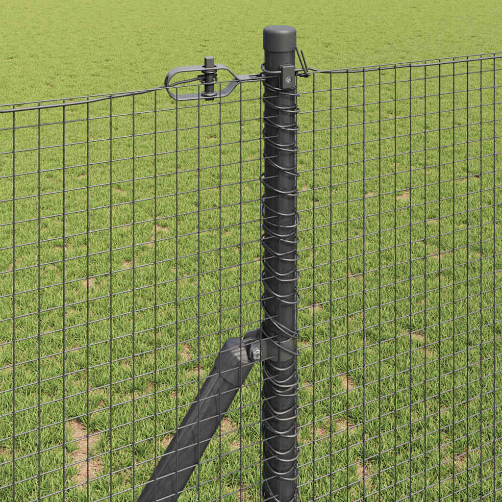 Temeljna zavarena žičana ograda 25 x 1,2 m Siva Mreža