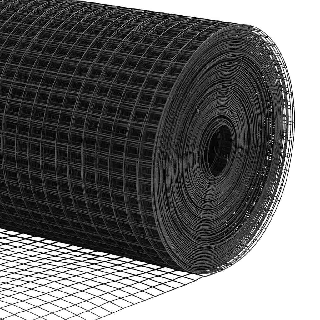 Temeljna zavarena žičana ograda 50 x 1 m Čelik premazan PVC-om