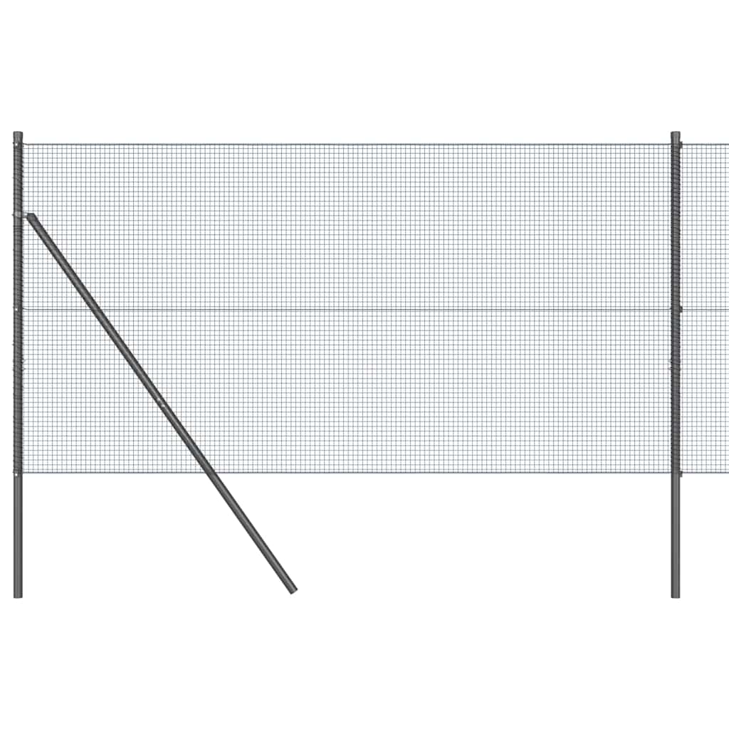 Temeljna zavarena žičana ograda 100 x 1 m Čelik premazan PVC-om