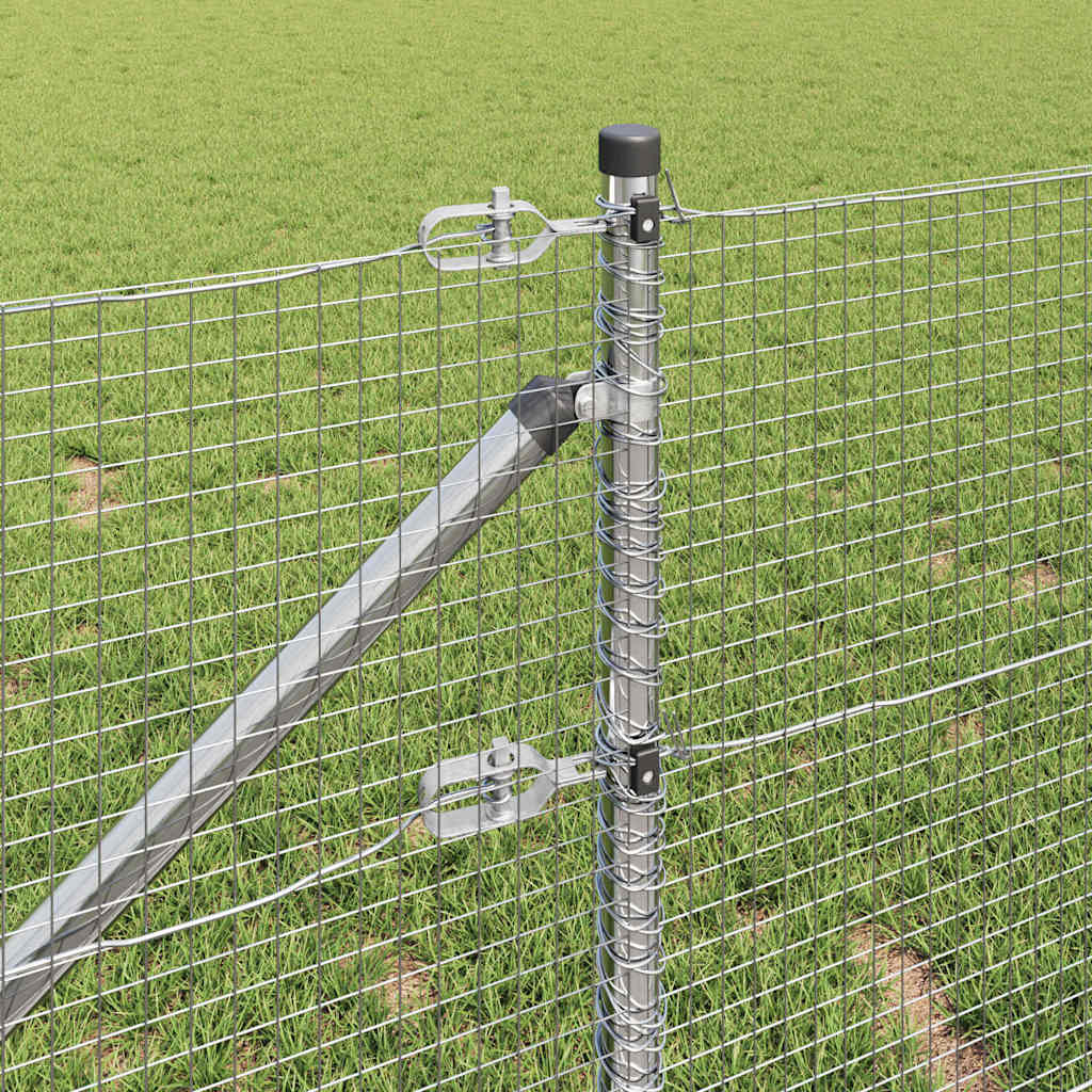 Zavareno žičano ograđivanje s bodljama 50 x 0,6 m Srebrna Mreža