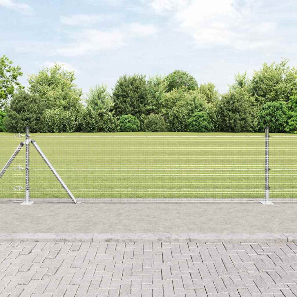 Zavareno žičano ogradno mreža s betonskom podlogom 10 x 0,6 m